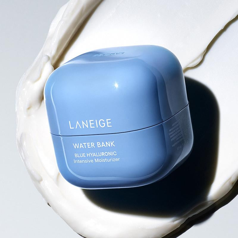 Laneige Water Bank Blue Hyaluronic Intensive Moisturizer, Hydrating & Barrier-Boosting Face Cream, Korean Skincare, Infused with Peptides & Squalane