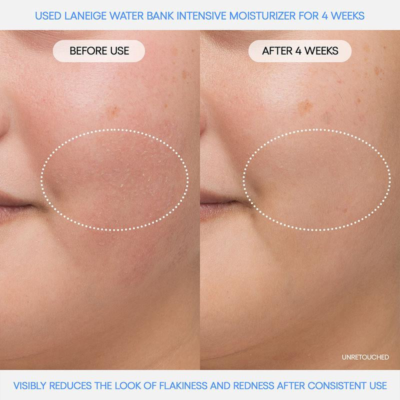Laneige Water Bank Blue Hyaluronic Intensive Moisturizer, Hydrating & Barrier-Boosting Face Cream, Korean Skincare, Infused with Peptides & Squalane