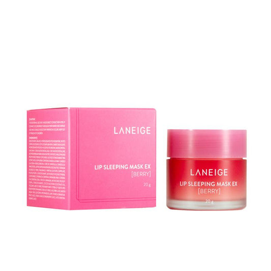 Laneige Sleeping Mask Ex Berry 20G/ 0.7Oz Skincare Mask Nourishing Scent Moisturizer Moisture Moisturizer Moisture Moisturizing Blueberry Coconut Delicate Exfoliate Balm Pomegranate Shea Shea Butter Smooth Repair Lip