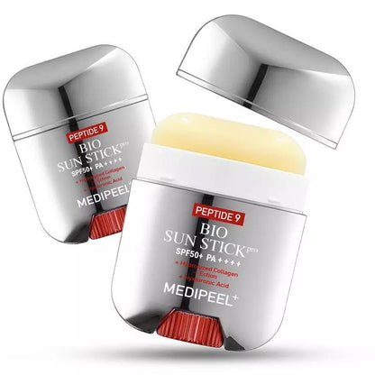 Bio Sun Stick Pro Sun Screen Unisex Sun Stick Peptide 9 Bio Sun Stick Spf50+,Portable UV Protection Sun Screen Stick Facial Skincare Lightweight Sunblock Stick Sunblock Stick Peptide 9 Bio Sun Stick Pro Fuium Sunscreen Comfort Spf Sunstick Skin Repair