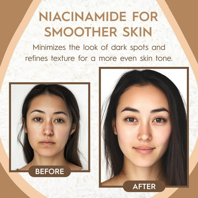 Tree to Tub Hydrating Milky Rice Toner with 80% Korean Rice Bran, Niacinamide & Ceramide – Brightening Skincare for Dry, Dehydrated Skin