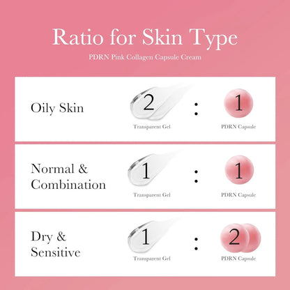 Medicube Salmon DNA PDRN Collagen Capsule Cream, Lightweight Hydrating Moisturizer for Radiant Skin